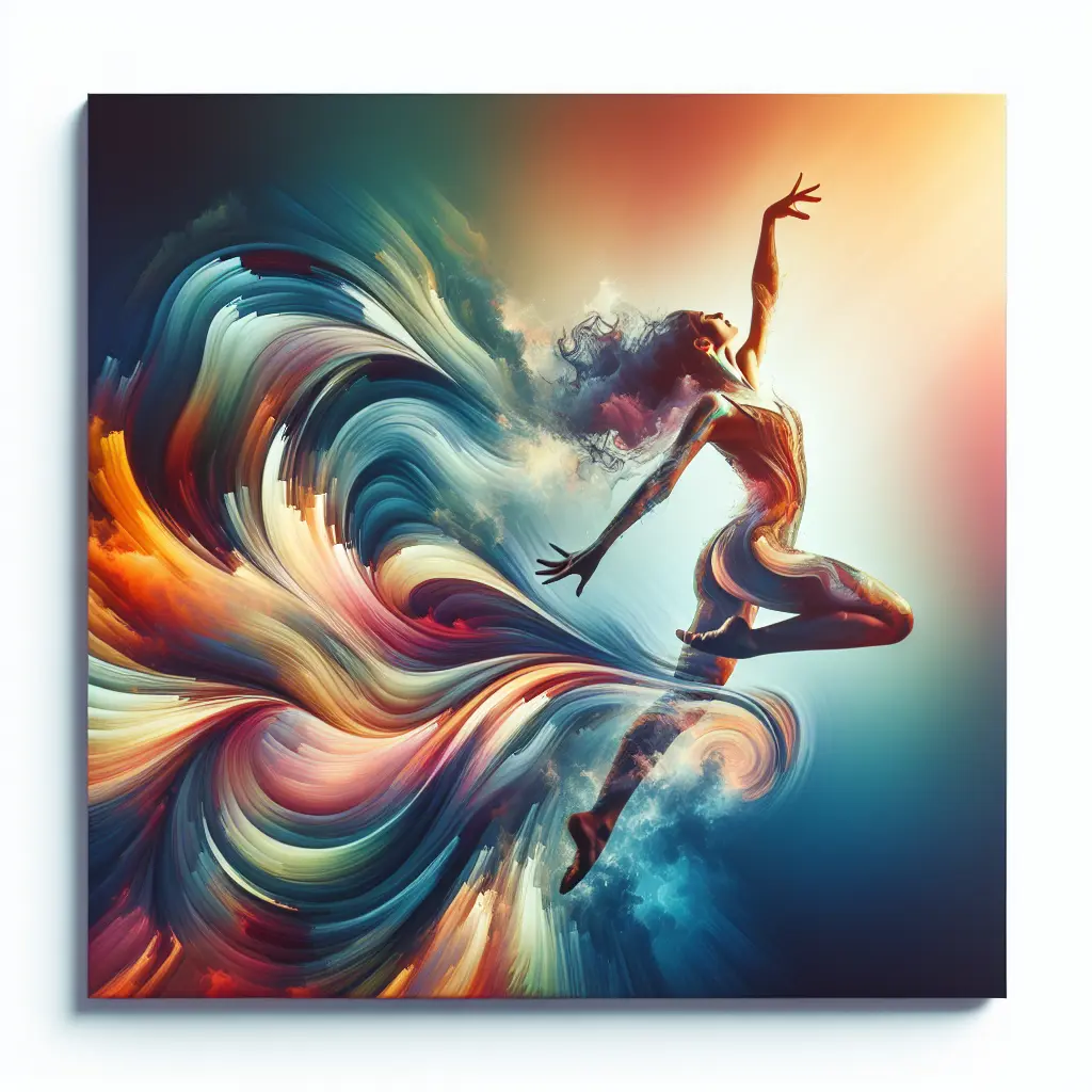 Dancers in a contemporary class