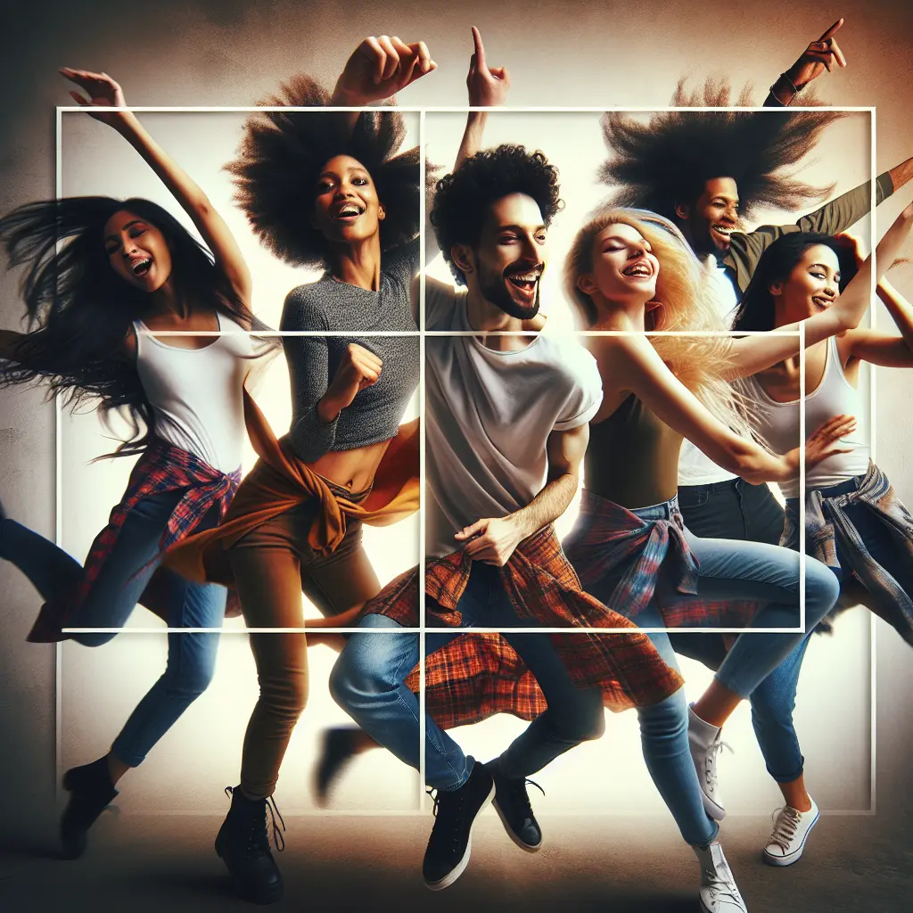 Group of dancers smiling after a class